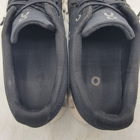 On Cloud 5 Womens 8 Black Shoes Athletic Outdoors Walking Lightweight Running - Picture 6 of 14